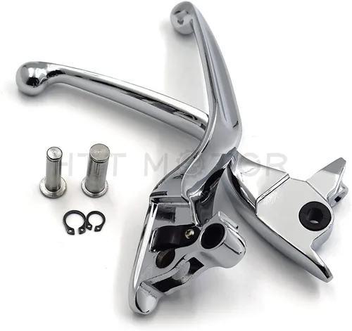Vista 6 de MT241-026-CD Piezas de freno de mano de embrague cromado Compatible con modelos Harley 2008-2013 Touring y Trike 2014 y posteriores FLHR y FLHRC