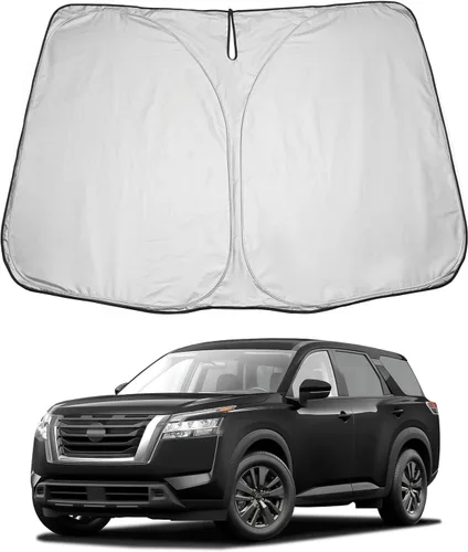 Vista 35 de LUWU Parasol para parabrisas para Dodge RAM 1500 y 2500 2009-2018 - Parasol para ventana delantera con bloqueo de rayos UV
