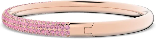 Vista 4 de Swarovski Stone Bangle Bracelet Collection, Clear Crystals, Pink Crystals