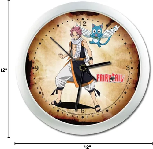 Vista 2 de Great Eastern Entertainment Fairy Tail Natsu & Happy Wall Clock