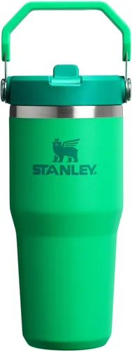 Vista 126 de STANLEY IceFlow 2.0 - Vaso con pajilla abatible con asa, 30 onzas, tapa giratoria y popote abatible, botella de agua a prueba de fugas, acero Tiza