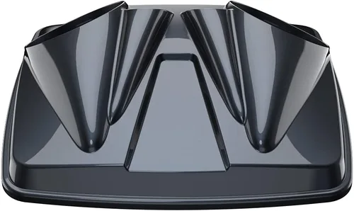 Vista 97 de Tapas de altavoz dobles de 8 pulgadas a juego para Advanblack/OEM Harley Rushmore estilo Razor, Chopped & King Tour Pak Whisky ámbar