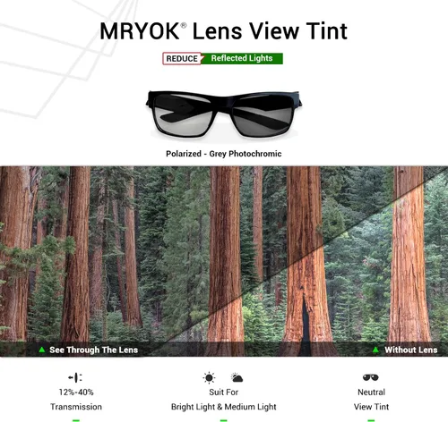 Vista 4 de Mryok Lentes de repuesto para Oakley Big Taco OO9173 - Opciones