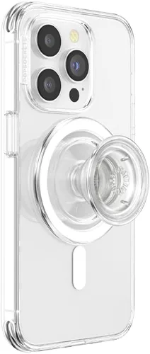 Vista 33 de Agarre para teléfono PopSockets con soporte expansible, agarre adhesivo - aluminio negro