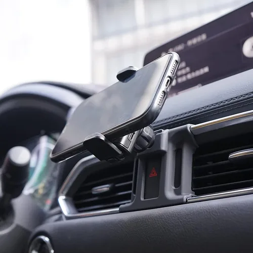 Vista 8 de Soporte de teléfono para automóvil Honda Civic, personalizado para Honda Civic 2016-2021, soporte de teléfono con sensor con bloqueo automático