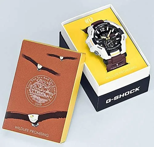 Vista 3 de CASIO G-SHOCK GR-B100WLP-7AJR GRAVITYMASTER Wildlife Promising Love The SEA and Earth Collaboration Watch (Japón Producto Genuino Doméstico)