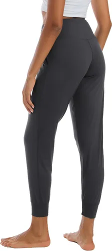 Vista 100 de Kcutteyg - Pantalones deportivos con bolsillos para mujer, diseño suave, ligero y de secado rápido, para entrenamiento, gimnasia, yoga y correr