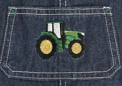Vista 4 de John Deere Overol de mezclilla BibDenim para niños