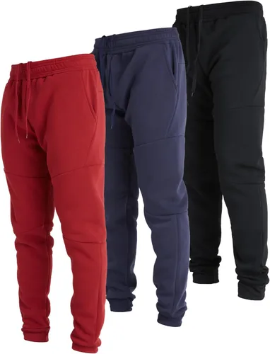 Vista 10 de Ultra Performance Sweatpants for Men 3 Pack Fleece Joggers, with Pockets Negro / Negro / Negro
