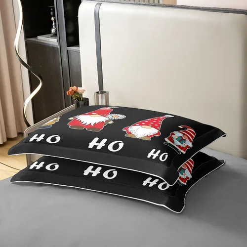 Vista 69 de Funda de edredón de árbol de Navidad 100% algodón natural, juego de ropa de cama de copos de nieve de Navidad para niños y niñas, funda de edredón
