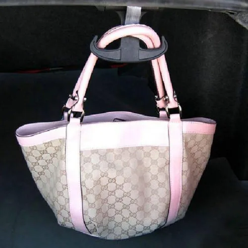 Vista 6 de Organizador de coche portátil bolsa gancho tronco carga suspensión negro coche titular ABS Car-styling para VW Volkswagen Passat B6 Audi A4