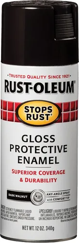 Vista 56 de Rust-Oleum 7776830 - Pintura en aerosol para prevención del óxido, 12 onzas, negro plano