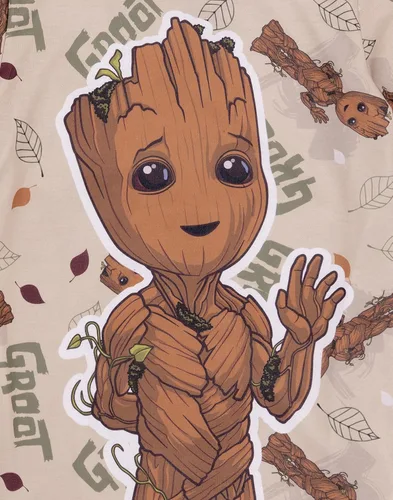 Vista 7 de Marvel I Am Groot - Pijama para niños y niñas, diseño de árbol