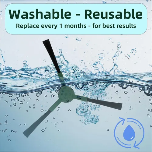 Vista 6 de Paquete de 6 cepillos de barrido de bordes compatibles con iRobot Roomba 705/505/405/205/105/105/Essential Series Robot Side Brush Partes