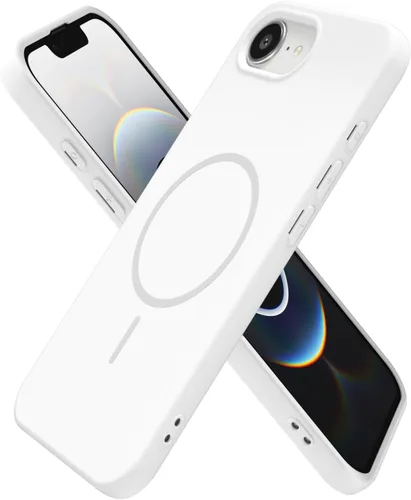 Vista 176 de Oakxco Funda de Silicona Mag Safe para iPhone 12 Pro Max, Funda Magnética Delgada y Fina Compatible con Carga Inalámbrica MagSafe, Bonita Funda