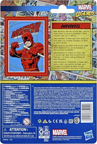 Vista 4 de Hasbro Marvel Legends - Figura de acción de Daredevil de 3.75 pulgadas a escala retro 375
