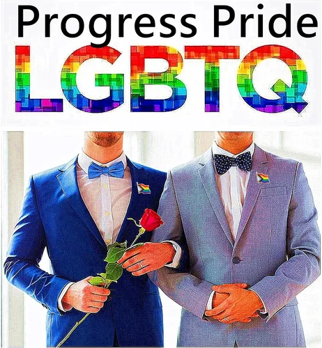 Vista 5 de HAFILO 2550100200piezas pequeñas agitando inclusive progreso bandera orgullo pin arco iris bandera gay LGBTQ Pines de solapa progresiva decoración a