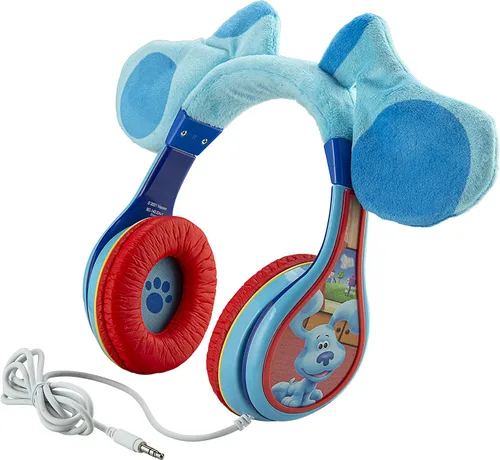 Vista 2 de eKids Blue's Clues and You - Auriculares para niños, incluye puerto compartido