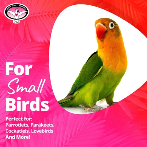 Vista 2 de Super Bird Creations Mini Munch Balls - Juguete para pájaros, paquete de 24