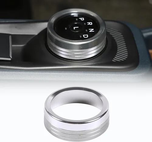 Vista 13 de CHEAYAR Botón de interruptor de cambio de marchas Anillo de tapa de guarnición Compatible con Ford Maverick 2022, Cubierta de pomo de cambio