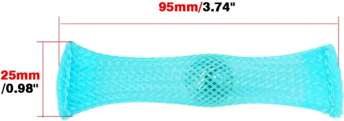 Vista 6 de FIDGET TOYS (Paquete de 10, 5 colores) juguete para aliviar el estrés, mejorar la concentración. Para niños y adultos. Ha ayudado a personas