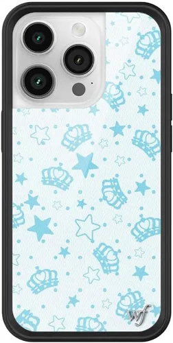 Vista 23 de Wildflower Carcasas – Compatible con iPhone 14 Pro Protector negro parachoques, certificado de prueba de caída de 6.5 pies, propiedad de mujeres