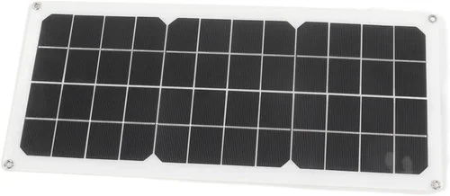 Vista 9 de Panel solar de 10W 12V, alta eficiencia de conversión, panel solar portátil de silicio monocristalino, cargador de panel solar de protección contra