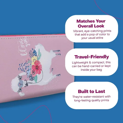 Vista 6 de Rave Envy Cute Trendy Wallets for Women - Fashionable Small Womens Wallets