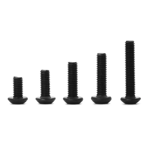 Vista 8 de Tornillos de cabeza de botón M3 x 6 mm, 8 mm, 10 mm, 12 mm, 16 mm, tornillos de cabeza de botón, acero de aleación de grado 10.9, acabado de óxido