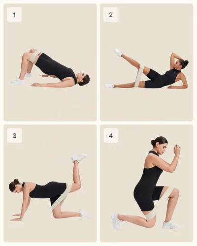 Vista 7 de BetterMe Pilates Essential Kit - Pilates Ring, Long Resistance Bands, Pilates Loop Bands, Ball and More - Complete Home Pilates Kit for Women