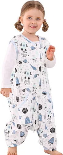 Vista 19 de WONDAY Toddler Sleep Sacks, Sleeveless Sleep Sack with Legs 12M-5T Coche