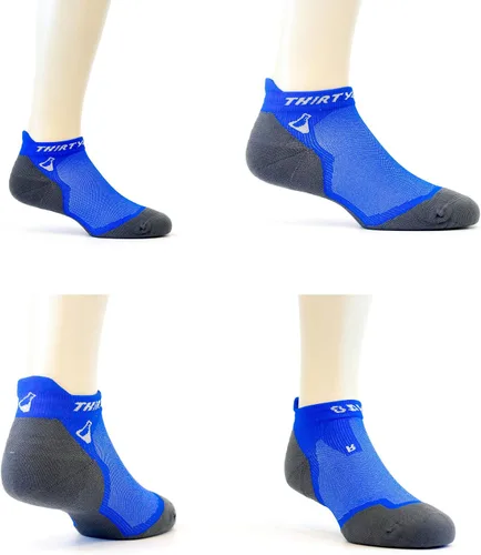 Vista 4 de Thirty48 - Calcetines deportivos ultraligeros unisex para correr, con puntera sin costuras, absorbe la humedad, acolchado