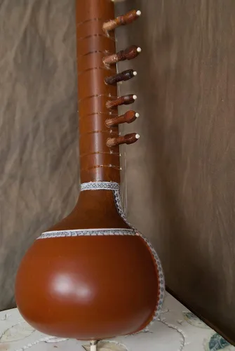 Vista 4 de Sitar miniatura hecho a mano para pieza de exhibición o regalo a amigo músico