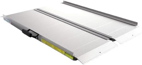 Vista 14 de EZ-ACCESS TRAVERSE Rampa plegable de aluminio de una sola pieza, rampas de carga portátiles para sillas de ruedas, motocicletas, tractores de césped