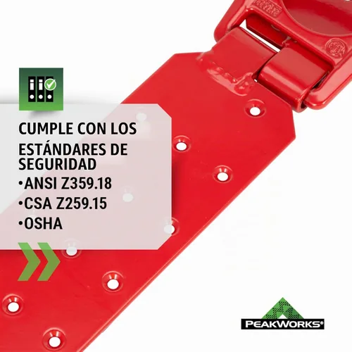 Vista 7 de Peakworks, soporte de anclaje de techo, protección contra caídas, V8229100 industrial/construcción, reutilizable, con bisagras, en conformidad