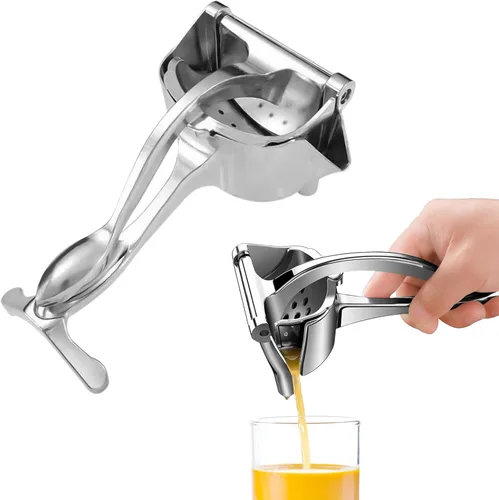 Vista 3 de Exprimidor manual de exprimidor manual, exprimidor de limones acero inoxidable, exprimidor de lima para botella de cerveza, exprimidor de jugo