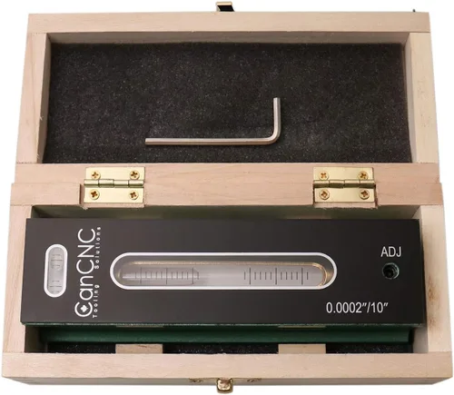 Vista 2 de Accusize Industrial Tools Nivel de precisión maestro profesional de 6 pulgadas en caja ajustada, precisión 0.0002''/10'', S908-C606 0.0002"/10