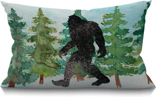 Vista 15 de Smooffly - Funda de cojín decorativa con estampado de leopardo para sofá, cintura lumbar, algodón y lino, rectangular, 12 x 20 pulgadas