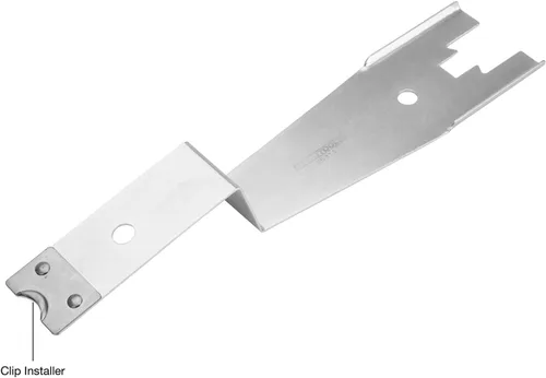 Vista 2 de OEMTOOLS 25311 Removedor e instalador de clips de ventana y puerta automotriz, ajuste universal, metal plateado, para ventanas y paneles de puerta