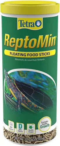 Vista 16 de Tetra ReptoMin Palitos de Comida Flotantes, Alimento para Tortugas Acuáticas, Tritones y Ranas, 1.94 oz