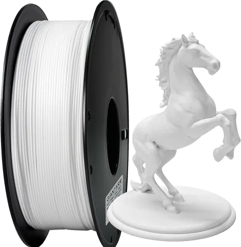 Vista 25 de GIANTARM Filamento de ácido poliláctico (PLA), filamento beige para impresora 3D, carrete de 2.2 libras, precisión de dimensión de 0.069 in +