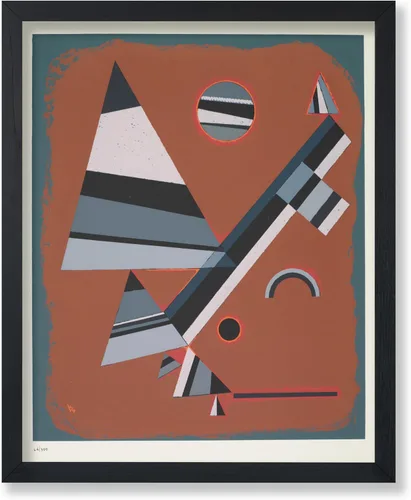 Vista 11 de Poster Master Póster vintage Wassily Kadinsky – Impresión retro delicada de tensión – Arte de formas geométricas – Arte abstracto – Arte moderno