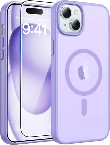 Vista 58 de FNTCASE - Funda para iPhone 16 Pro: magnética, mate, translúcida, de grado militar, protectora contra caídas, resistente, fina, duradera y a prueba