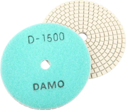 Vista 9 de Juego de 7 almohadillas de pulido de diamante seco de 4 pulgadas para encimera de hormigón de granito de mármol