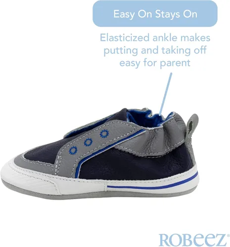 Vista 2 de Robeez - Zapatos de bebé para niños suela blanda