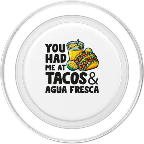 Vista 2 de Tacos & Agua Fresca Fun Mexican Food Lover Comida Mexicana PopSockets MagSafe PopGrip for iPhone