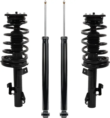 Vista 19 de Detroit Axle - Kit de 4 puntales para Ford Escape 2014-2019, 2 amortiguadores traseros ensamblaje 2 puntales delanteros y resortes helicoidales 2015