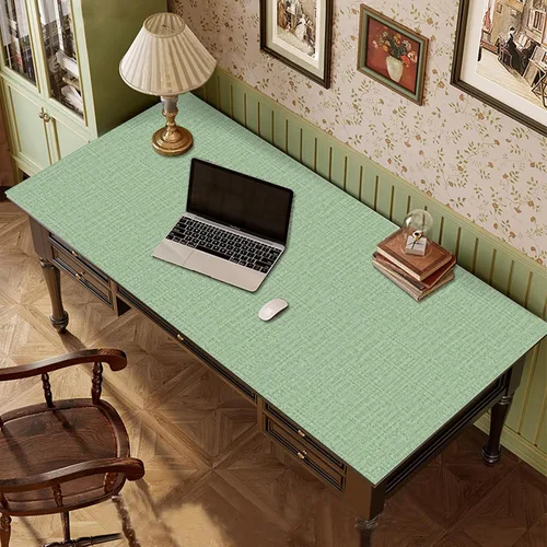 Vista 8 de TANONE Papel de Contacto Despegar y Pegar (15.8in x 197in), Papel Tapiz de Tela de Hierba Autoadhesivo Removible, Papel de Pared de Tela de Lino