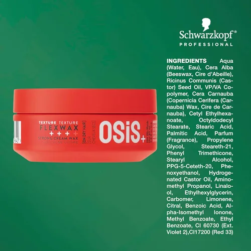 Vista 5 de OSiS+ Flexwax - Ultra Strong Cream Wax for Creative Styling & Natural Shine