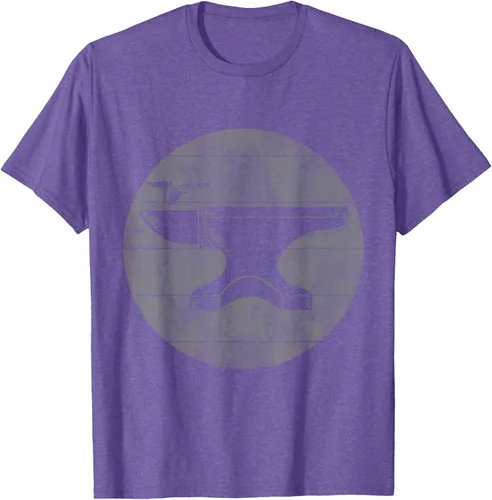 Vista 8 de Vintage herrería forja retro regalo para la camiseta del herrero Negro